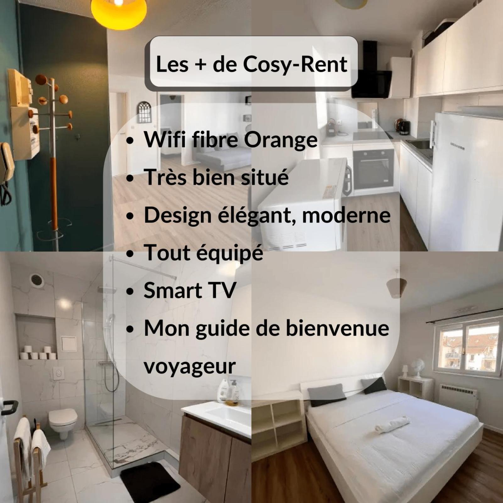 Cosy Rent Appartement Strasbourg Neudorf Menagerie Tv - Wifi ภายนอก รูปภาพ